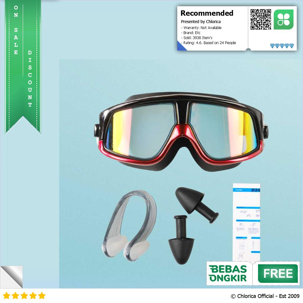 JOUYOU Kacamata Renang Diving Snorkling Anti Fog UV Protection E0735