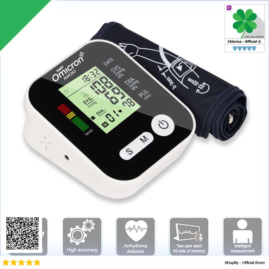 TaffOmicron Pengukur Tekanan Darah Tensimeter Blood Pressure Monitor RAK 283