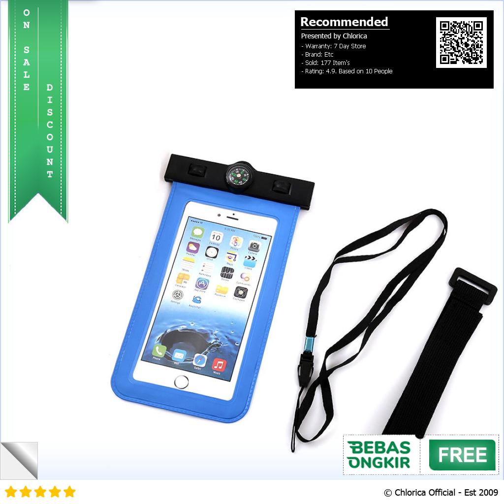 Waterproof Bag for Smartphone 5.5 Inch with Compass