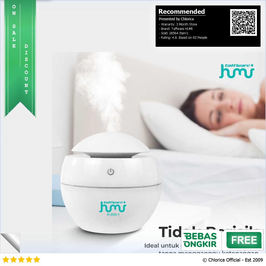 Taffware HUMI Air Humidifier Ultrasonic Aromatherapy Diffuser 130ml K 003 1