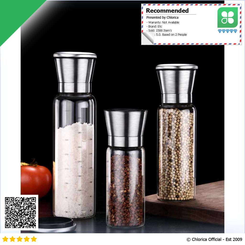 SSGP Alat Penggiling Biji Lada Spices Pepper Mill Grinder SS304