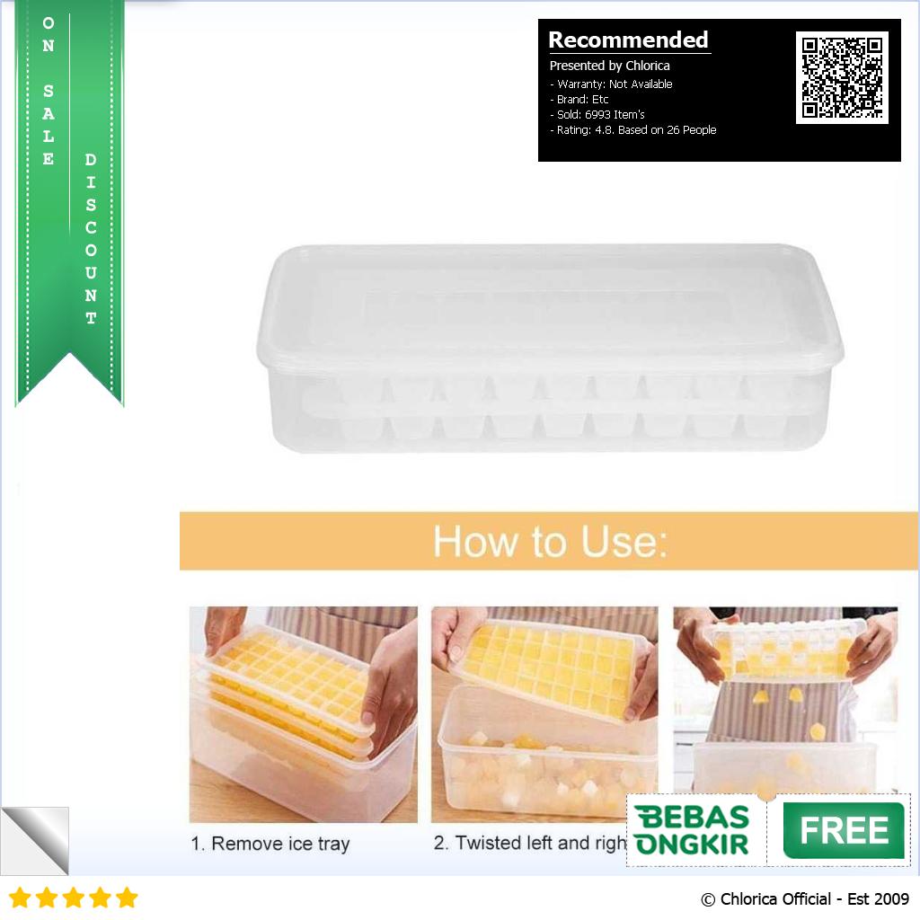 SSGP Cetakan Es Batu Kotak Ice Cube Square Tray Mold Model Grid DY0972