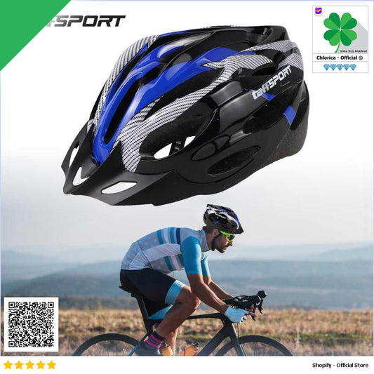 TaffSPORT Helm Sepeda Bike Aerodynamic EPS Foam PVC Unisex 21 Air Vent X10