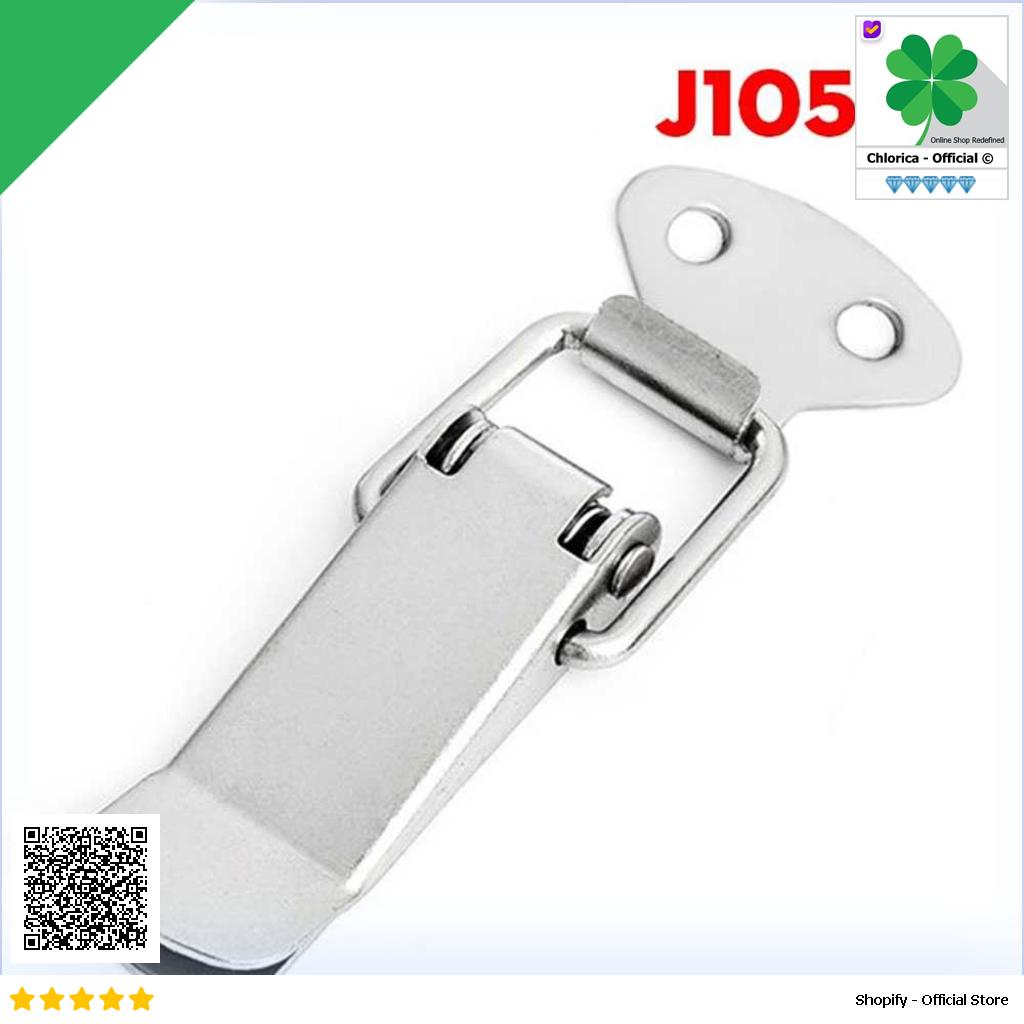 HALOJAJU Kaitan Peti Grendel Spring Loaded Toggle Latch Catch Hasp KAK J