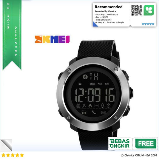 SKMEI Jam Tangan Olahraga Smartwatch Bluetooth 1285 1287