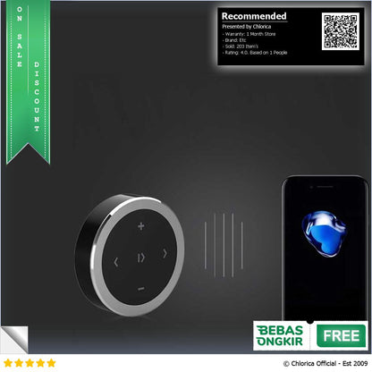 Kebidumei Smart Remote Setir Bluetooth Music Control Wireless HGY27