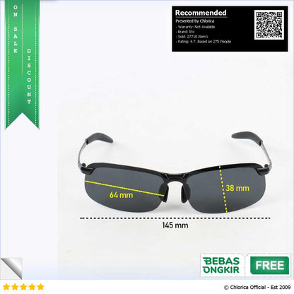 SOZO Kacamata Polarized Sunglasses untuk Pria 3403