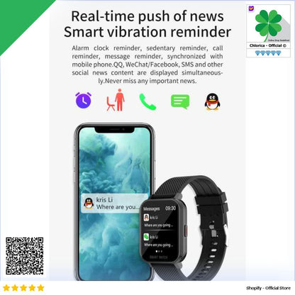 SKMEI Smartwatch Heart Rate Blood Oxygen Stainless Steel MT28S