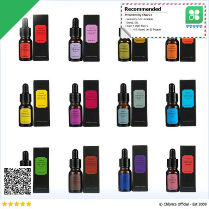 Eighteen Pure Essential Fragrance Oil Minyak Aromatherapy 10 ml RHJY