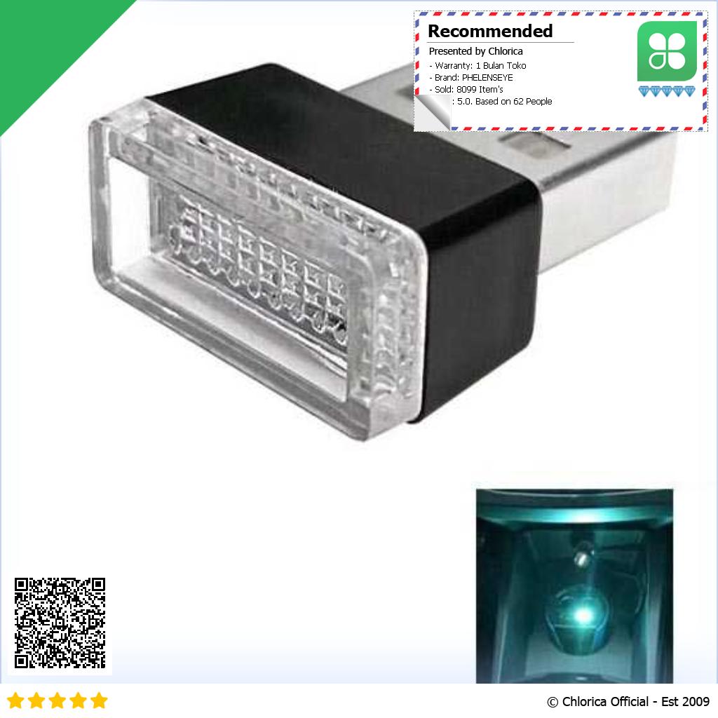 PHELENSEYE Lampu LED USB Mobil Dekorasi Interior 5V 0.034W TY203