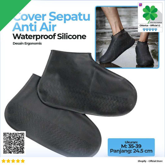 Darden Cover Sepatu Anti Air Silicone Elastic Non Slip SC32