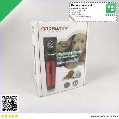 BaoRun Pro Alat Cukur Elektrik Bulu Hewan Pet Dog Clipper P6