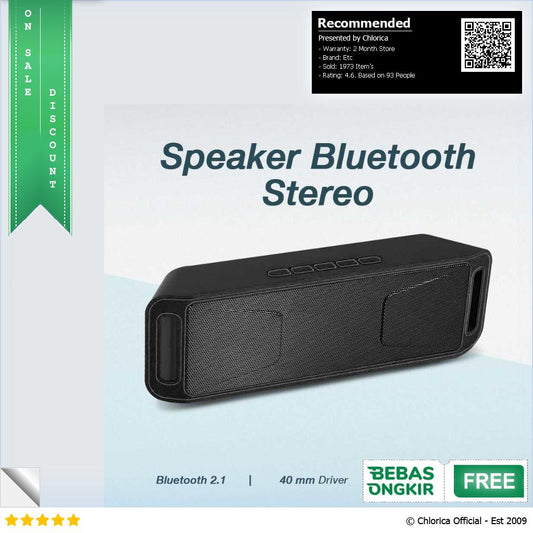 Yinew Speaker Bluetooth Portable Megabass Stereo A2DP SC 208