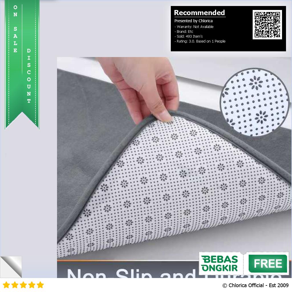 Olanly Keset Kamar Mandi Memory Foam Non Slip Super Absorbent 60x40cm LA 40