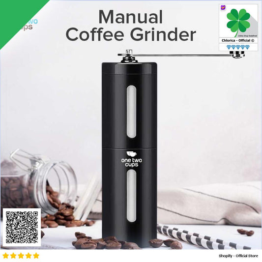 One Two Cups Alat Penggiling Kopi Manual Coffee Grinder Adjustable 60g RH200