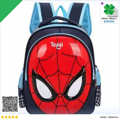 Toddi Tas Ransel Sekolah Anak Backpack Model Spiderman 1801