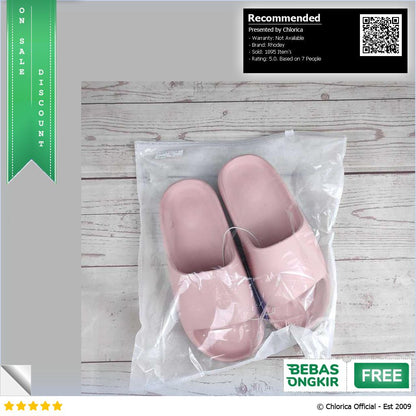 Rhodey Breath Sandal Rumah Anti Slip Slipper EVA Soft Unisex