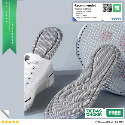 YuanXiang Insole Sepatu Alas Kaki Orthopedic 4D Memory Foam XD 33