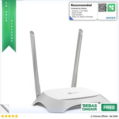 TP LINK WiFi Wireless Router 300Mbps TL WR840N