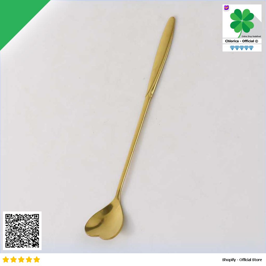 BLEXPRET Sendok Teh Gagang Panjang Long Tea Spoon Stainless Steel TC49