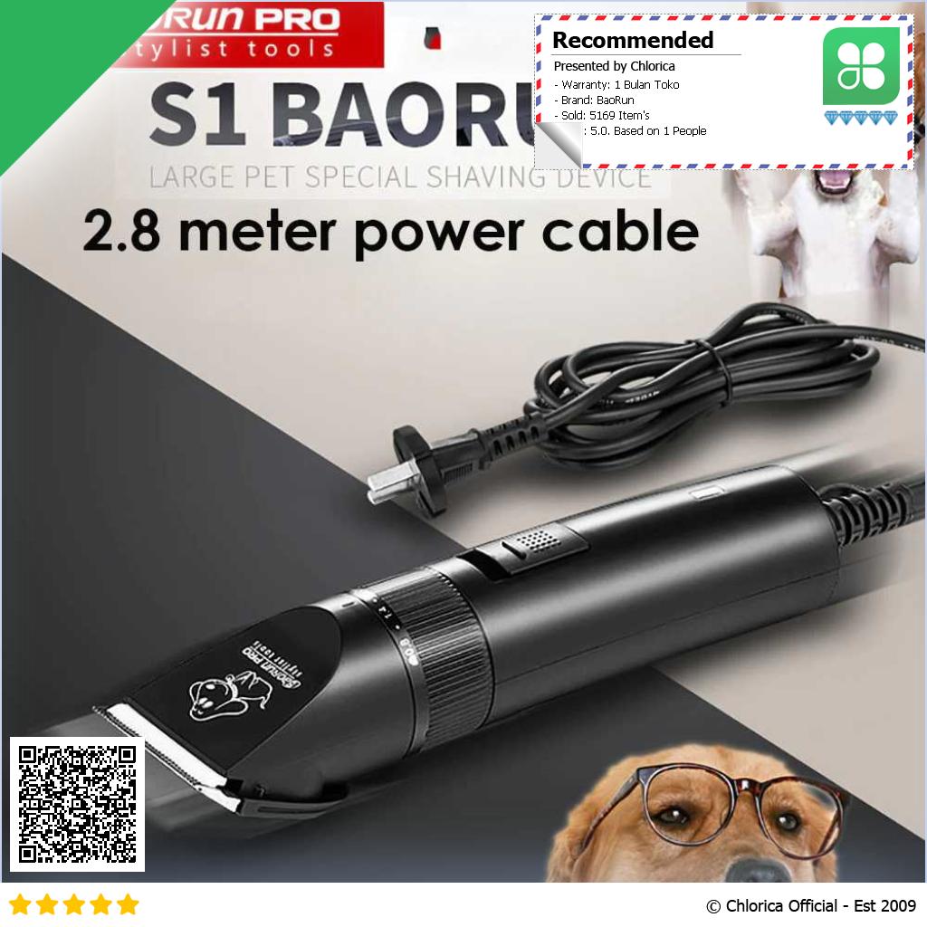 BaoRun PRO Alat Cukur Bulu Binatang Electric Pet Dog Hair Clipper S1