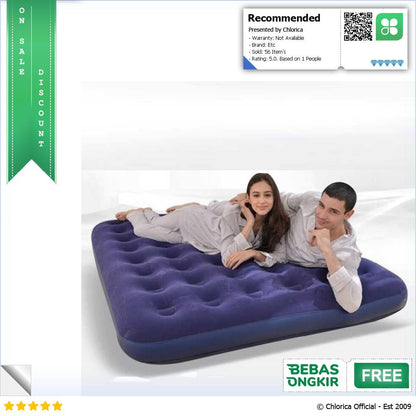 CANBOUN Kasur Matras Angin Tiup Foldable Inflatable Thickened Soft CB2