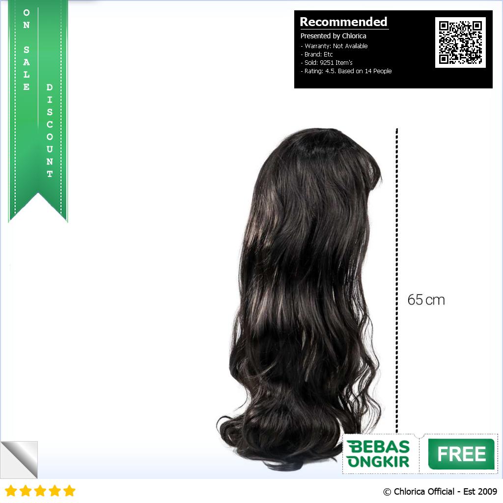 FYNHA Wig Rambut Palsu Model Wavy 65 cm HB 004