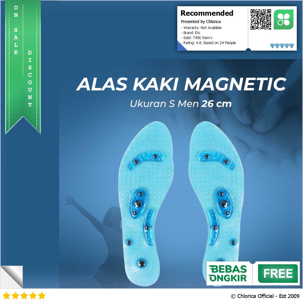 Sunvo Insole Sepatu Alas Kaki Orthopedic Magnetic Silicone Gel Pad Sn18