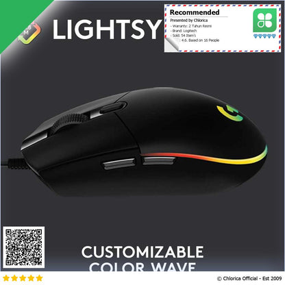 Logitech Lightsync RGB Gaming Mouse G102