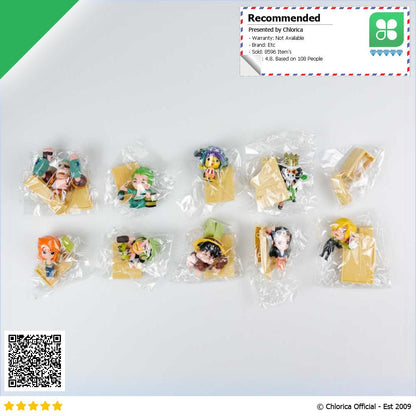 Mainan Action Figure One Piece The Straw Hats Pirates 9 PCS