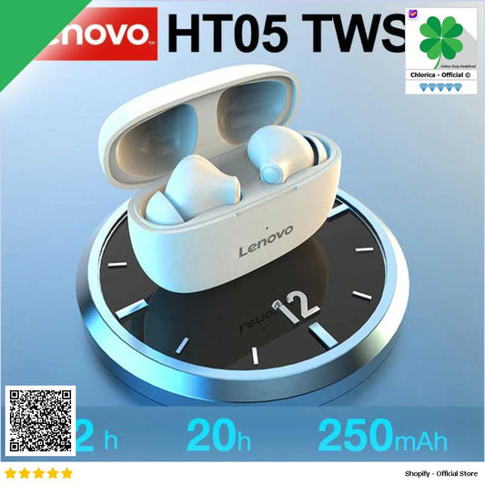 Lenovo TWS Earphone Wireless Bluetooth 5.0 with Charging Dock HT05