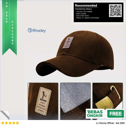 Rhodey EDIKO Topi Baseball Cap Polos Logo Ediko Golf RB68