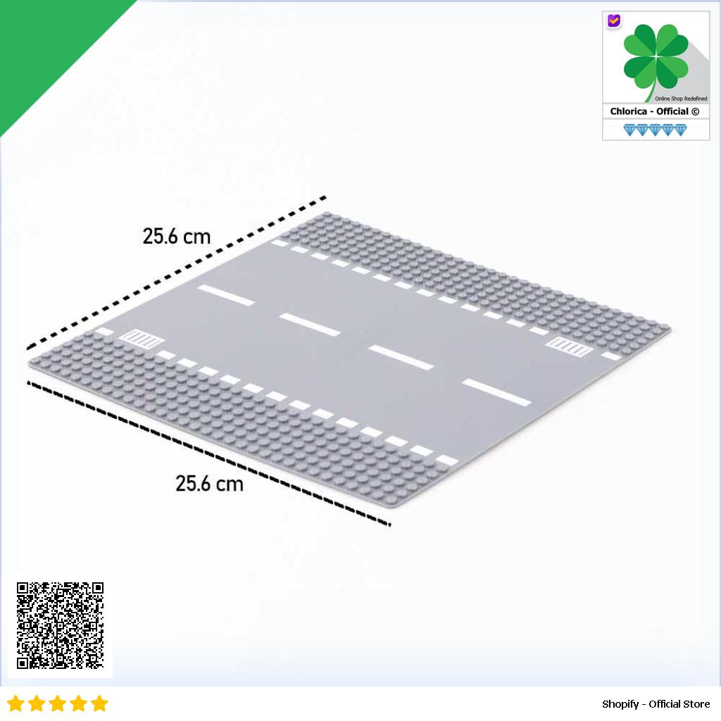 KACUU Base Plate Jalan Raya LEGO Building Blocks Road 25.6x25.6cm KA EN 213