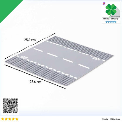 KACUU Base Plate Jalan Raya LEGO Building Blocks Road 25.6x25.6cm KA EN 213