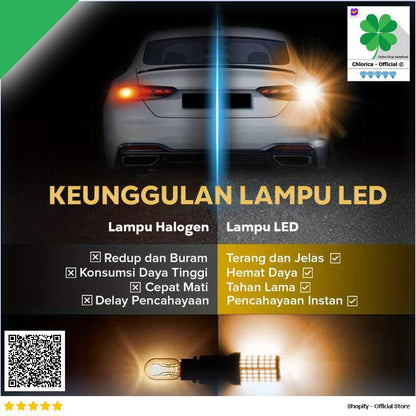 AILEO Lampu Sein Mobil LED Cross Flow 3014 SMD 7440 1 PCS 3014