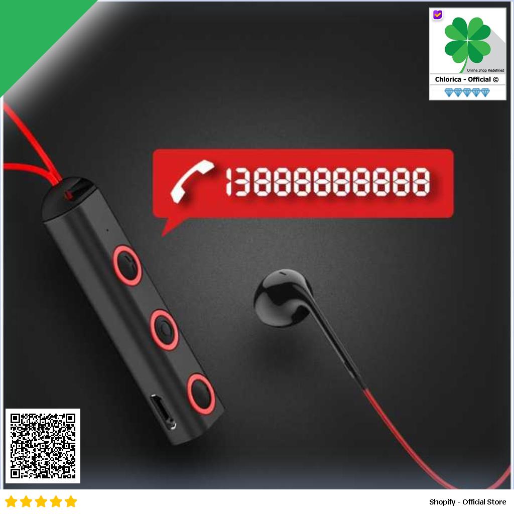 Earphone Bluetooth V5.1 EDR Sports with Magnetic Neckband BT313