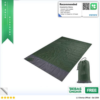 TaffSPORT Tikar Lipat Matras Camping Piknik Waterproof Mat 140 x 200cm FS 008