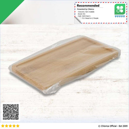 WITUSE Alas Tatakan Pot Tanaman Minimalis Persegi Panjang Bamboo Tray EQF301