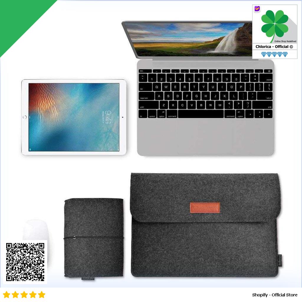 Rhodey Sleeve Case Laptop Macbook Felt with Pouch AK01