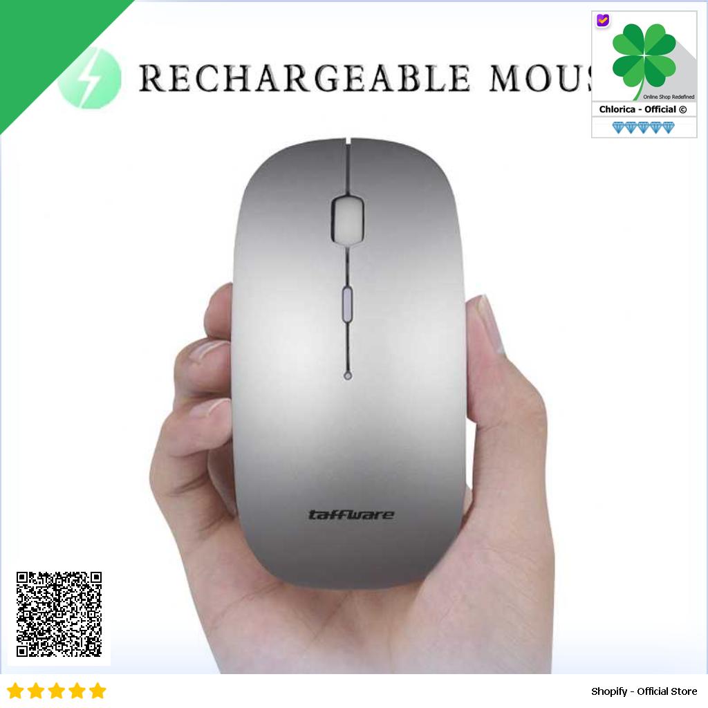 Taffware Silent Mouse Rechargeable Dual Mode Bluetooth 5.0 dan 2.4GHz M8120G