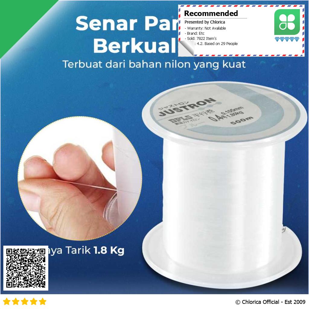 JUSTRON Senar Tali Pancing Nylon Series Braided 500M DPLS