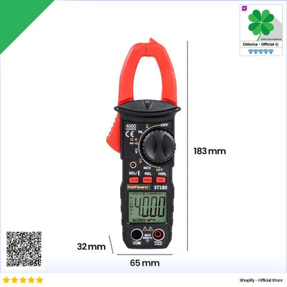 Taffware ANENG Digital Clamp Meter Voltage Tester NCV 4000 Digit ST180