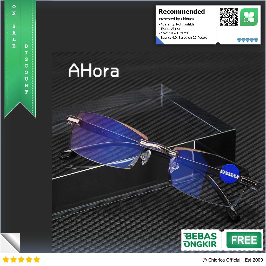 Ahora Kacamata Baca Rabun Dekat Frameless Anti Blue Light Glasses 641