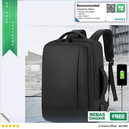 Rightsure Tas Ransel Laptop Backpack 15.6 Inch with USB Port 1905