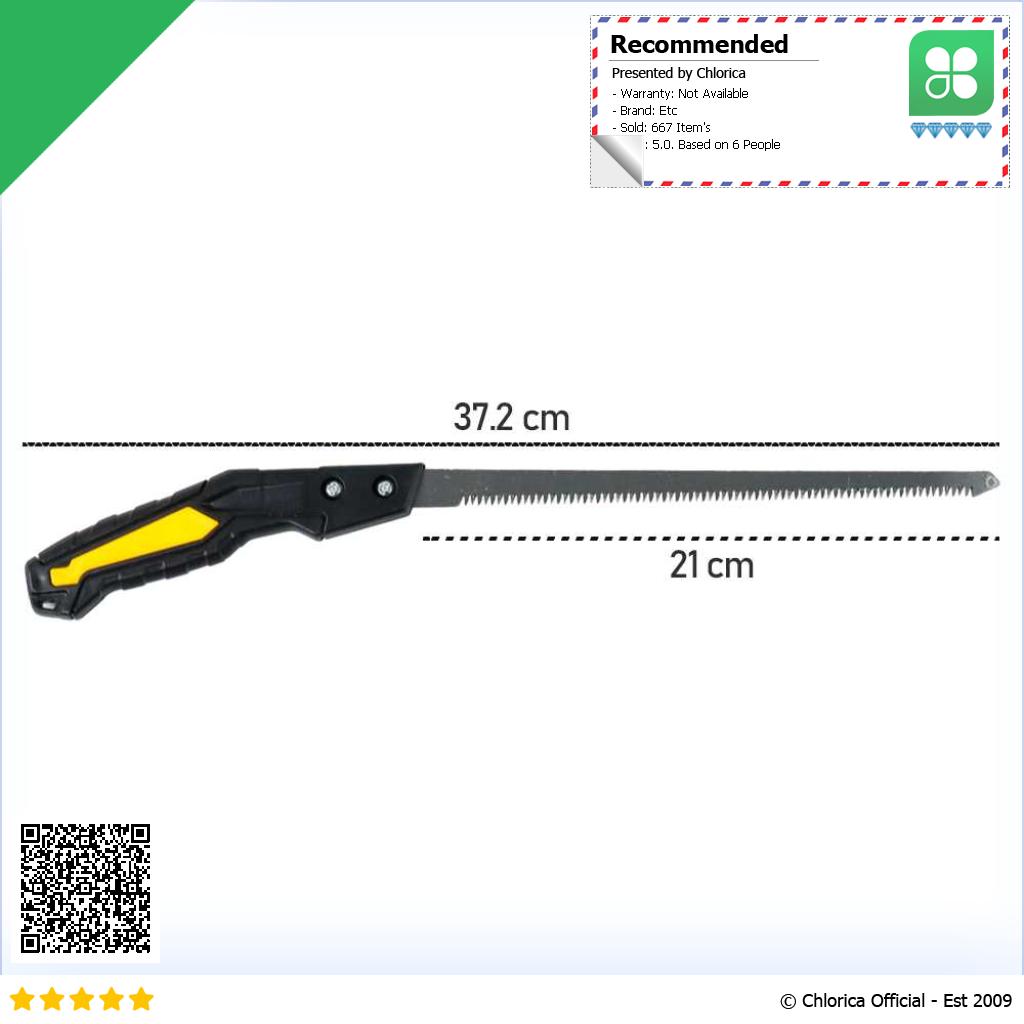 LANUO Gergaji Kayu Tangan Manual Garden Saw Wood Working Fine Cut 21cm 8102