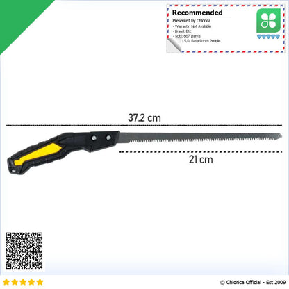 LANUO Gergaji Kayu Tangan Manual Garden Saw Wood Working Fine Cut 21cm 8102