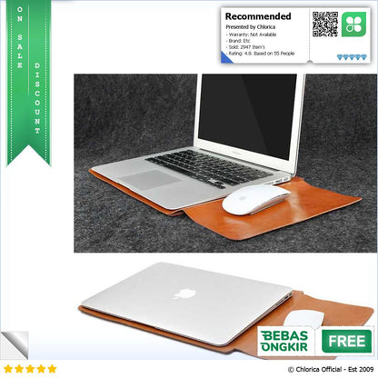 Pouch Leather Sleeve Case Macbook Pro CNC42