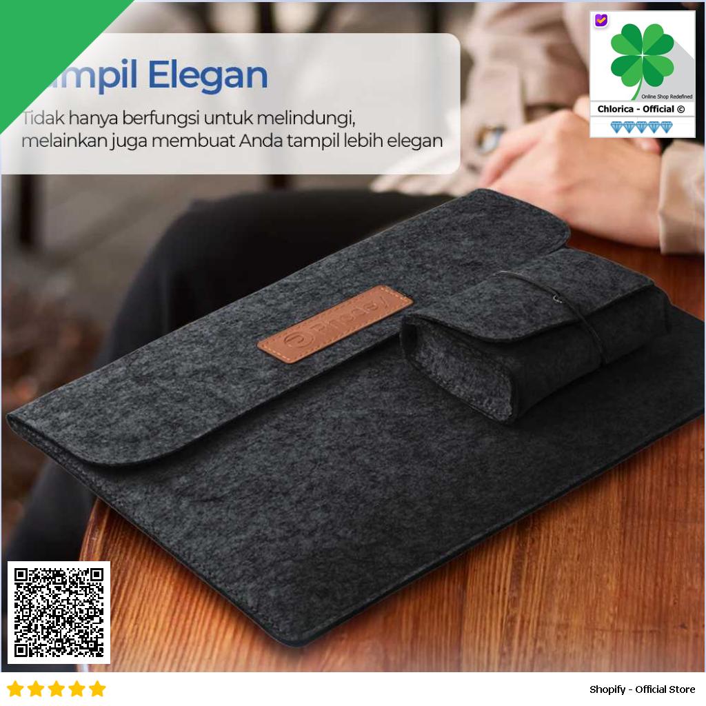 Rhodey Sleeve Case Laptop Macbook Felt with Pouch AK01