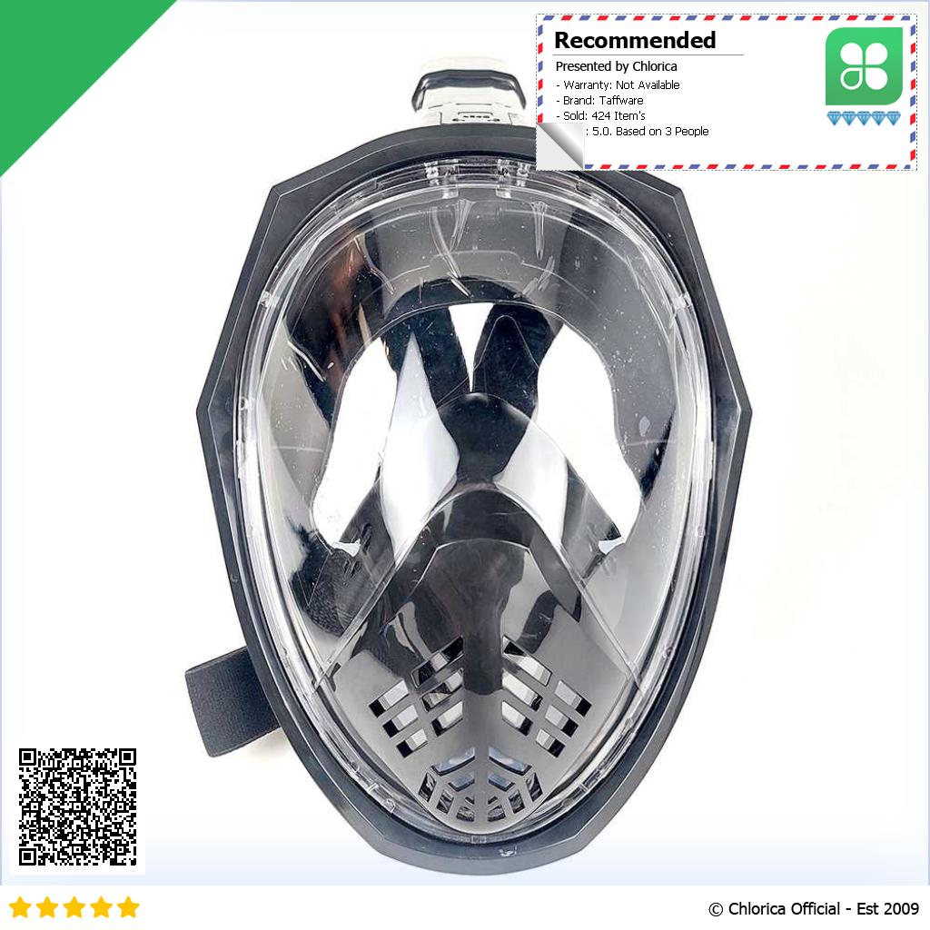 Taffware Kacamata Full Face Selam Scuba Diving Snorkeling M3068G