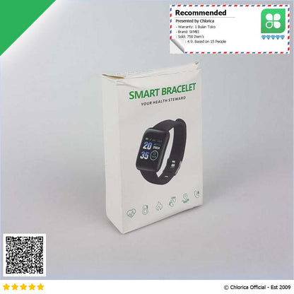 SKMEI Smartwatch Sport Tracker Bluetooth Heart Rate 116 PLUS